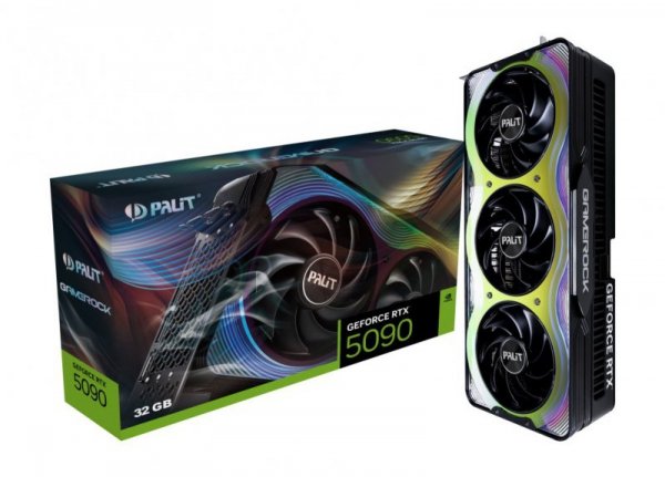 Karta graficzna Palit RTX5090 GameRock 32GB GDDR7 HDMI 3xDP