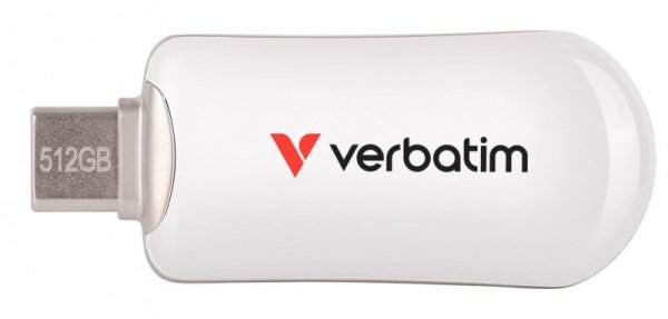 Pamięć flash USB-C STICK 512 GB Verbatim Plectra Biała