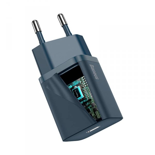 Ładowarka sieciowa Baseus Super Si Quick Charger 1C 20W (niebieska)