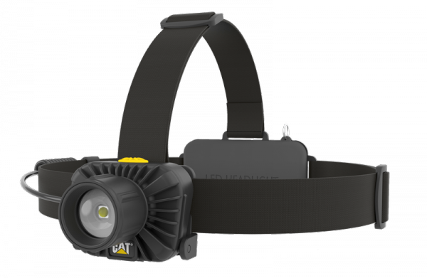 Latarka LED 800 lumenów - czołówka LED CAT CT4305