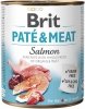 BRIT Paté & Meat z łososiem - mokra karma dla psa - 800 g 