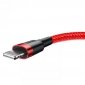BASEUS KABEL LIGHTNING USB CAFULE1,5A 2M CZERWONY 