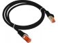 ALANTEC PATCH-CORD F/UTP KAT.6 PVC 1.0M CZARNY 