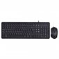 Zestaw klawiatura + mysz HP 150 Wired Mouse and Keyboard przewodowe czarne 240J7AA 