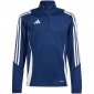 Bluza dla dzieci adidas Tiro 24 Training Top granatowa IR9360 128cm 