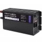 Qoltec Inteligentna ładowarka Monolith do akumulatorów LiFePO4 AGM GEL SLA | 20A | 24V 