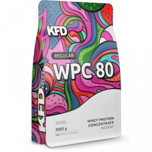 KFD Regular+ WPC 80 3000g Biała czekolada - malina