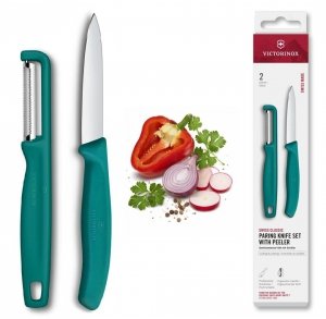 Zestaw Victorinox Nóż do Warzyw i Owoców 8 cm + Obieraczka - 6.7114.21C1