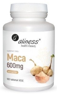 MEDICALINE Aliness Maca ekstrakt 10:1 600 mg 100 tabletek Vege 