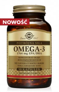 Solgar Omega 3 potrójna siła 1764 mg EPA/DHA