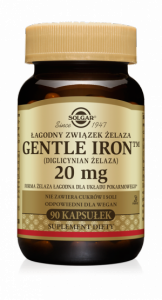 Solgar Gentle Iron (diglicynian żelaza) 20 mg