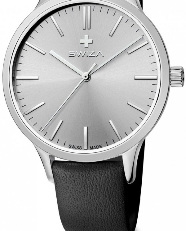 Zegarek damski Swiza Stella, Sst, grey black WAT.0631.1003