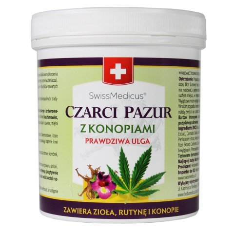 Maść Czarci Pazur z Konopiami 250 ml