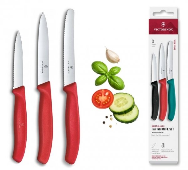 Zestaw 3 noży do warzyw i owoców Swiss Classic Victorinox 6.7111.34C1