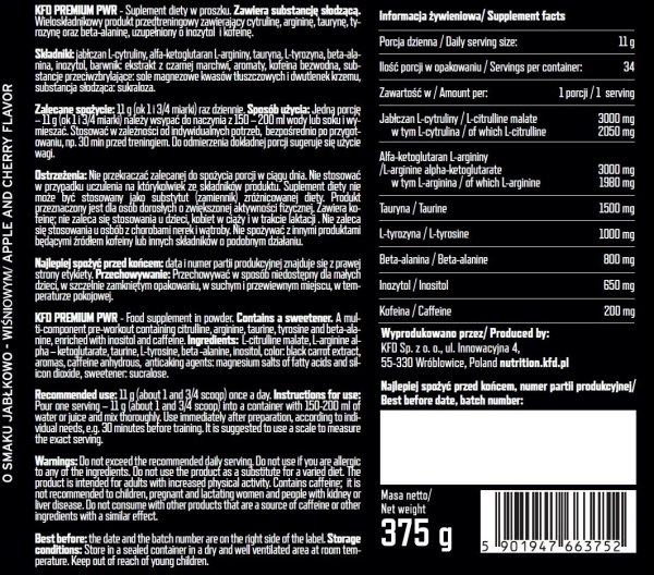 KFD PWR jabłkowo-wiśniowy