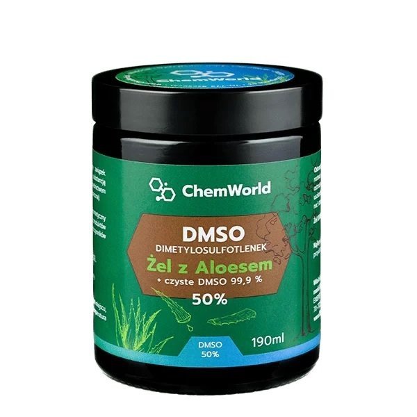 Żel DMSO 50% z Aloesem - 190 ml