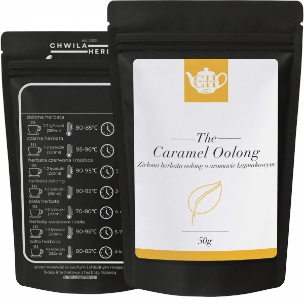 Zielona herbata liściasta Oolong o aromacie kajmakowym 50g (Ulung)
