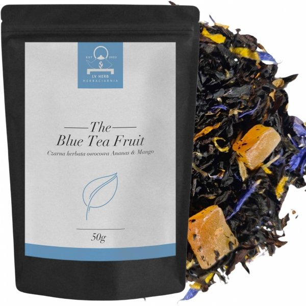 Czarna herbata owocowa z mango i ananasem 50g - Herbata Liściasta &quot;Blue Tea Fruit&quot;