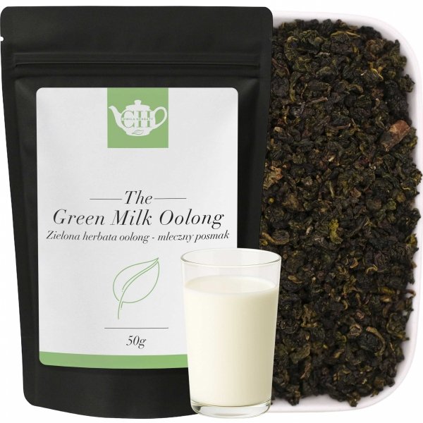 Zielona herbata oolong z mlecznym aromatem 50g - Mleczny Oolong