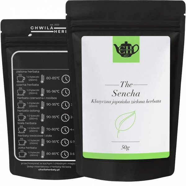 Klasyczna zielona japońska herbata Sencha 50g - Herbata liściasta premium