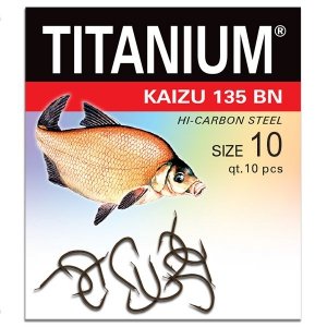 Haczyk Titanium KAIZU 135BN (10 szt.), rozm. 10