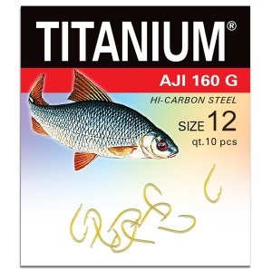 Haczyk Titanium AJI 160G (10 szt.), rozm. 12