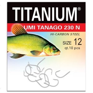 Haczyk Titanium UMI TANAGO 230N (10 szt.), rozm. 12