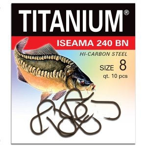 Haczyk Titanium ISEAMA 240BN 240 (10 szt.), rozm. 8