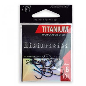Haczyk Titanium Cheburashka 291BN (10 szt.), rozm. 8