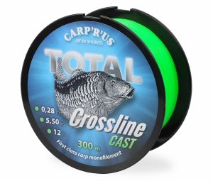 Żyłka Carp'R'Us - TOTAL CROSSLINE CAST GREEN 0,25mm - 300m - 4,5kg/10lb -