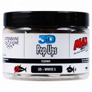 Kulki Pop-Up Fluo 3D Max Carp - White S 15mm