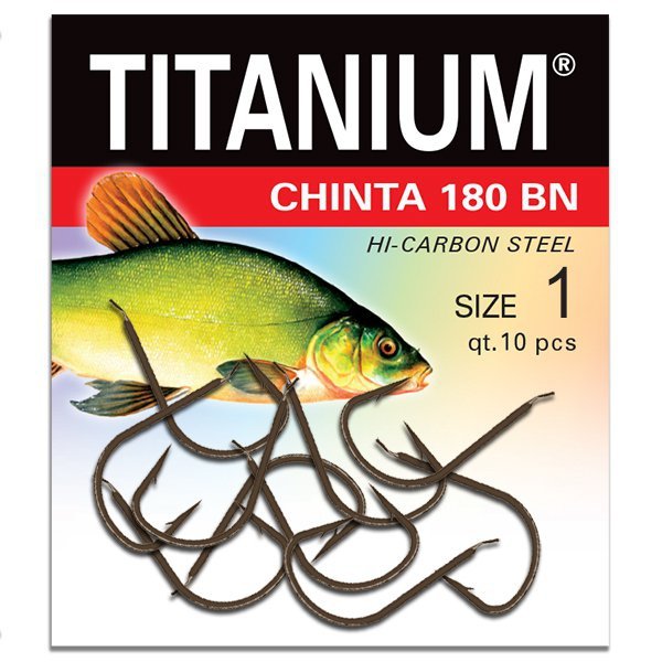 Haczyk Titanium CHINTA 180BN (10 szt.), rozm. 1