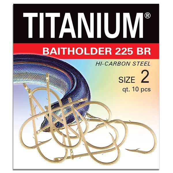 Haczyk Titanium BAITHOLDER 225BR (10 szt.), rozm. 2