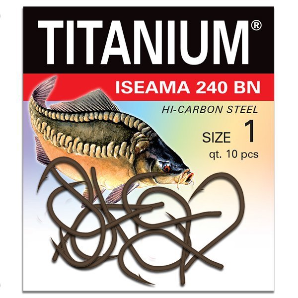 Haczyk Titanium ISEAMA 240BN 240 (10 szt.), rozm. 1