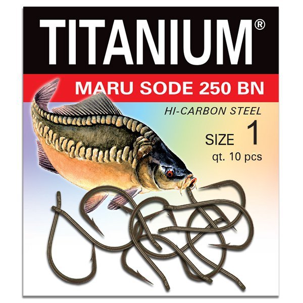 Haczyk Titanium MARU SODE 250BN (10 szt.), rozm. 1