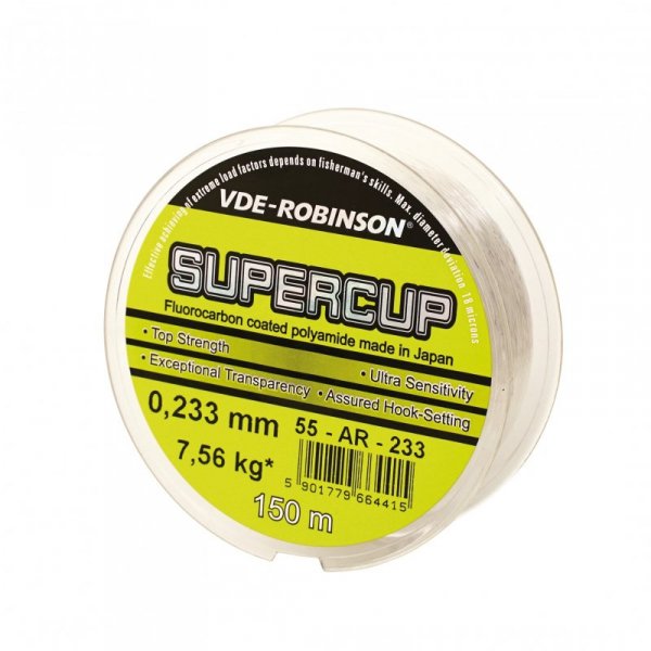Żyłka VDE-Robinson Supercup 0,235 mm, 150m