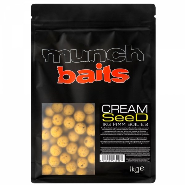 Kulki Zanętowe Munch Baits Cream Seed 5kg 18mm