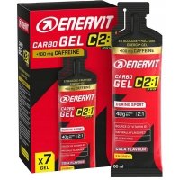 Enervit C2:1 Carbo Gel żel energetyczny z kofeiną (cola) - 7x60ml