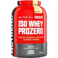 Nutrend Iso Whey Prozero izolat białka serwatkowego (puding waniliowy) - 2,25kg
