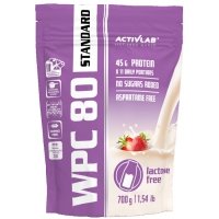 Activlab WPC 80 Lctose Free odżywka białkowa (truskawka) - 700g