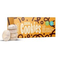 OstroVit Cookies Ciastka kakaowe z kremem mlecznym - 128g