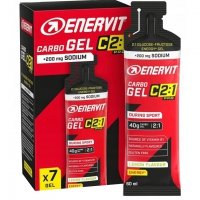 Enervit C2:1 Carbo Gel żel energetyczny z sodem (cytryna) - 7x60ml