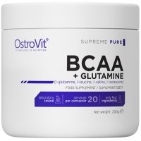 OstroVit Supreme Pure BCAA + Glutamina - 200g