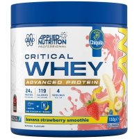 Applied Nutrition Critical Whey odżywka białkowa (smoothie banan truskawka) - 132g