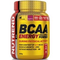 Nutrend BCAA Energy Mega Strong (malina) - 500g