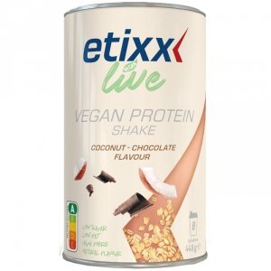 Etixx Vegan Protein Shake roślinny koktajl białkowy (czekolada kokos) - 448g 