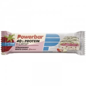 PowerBar Protein+ 40% baton białkowy (truskawka biała czekolada) - 40g 