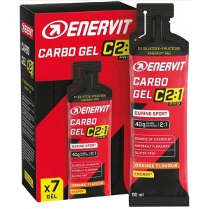 Enervit C2:1 Carbo Gel żel energetyczny (pomarańczowy) - 7x60ml 