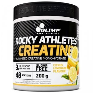 Olimp Rocky Athletes Creatine monohydrat kreatyny (lemoniada cytrusowa) - 200g 