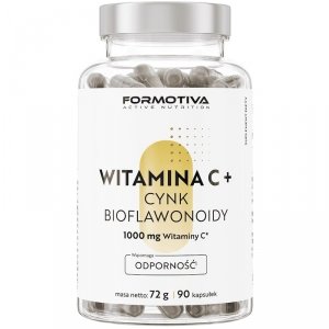Formotiva Witamina C + Cynk, Bioflawonoidy - 90kaps. 